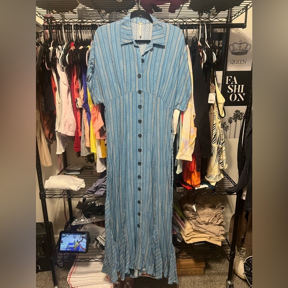 NWT Free People Rowan Maxi Dress, XS - Picture 4 of 5
